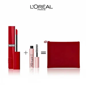 L&rsquo;Oreal Paris Laque Resistance 420 Rouge+Mini Lash Paradise +Trouse Rouge Pack